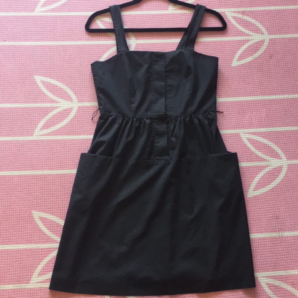 Theory striped button down dress.